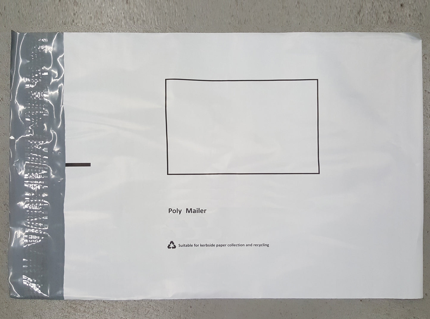 Courier Bags - White - 500x650mm - 200 per box - $62.50 per 100