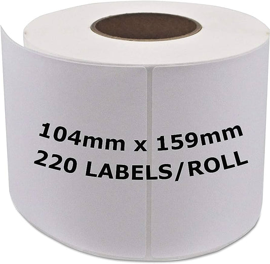 Dymo Compatible SD0904980 - 104x159mm - 10 rolls per box - 220 per roll - $15.50/ roll