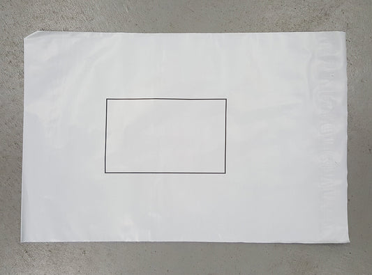 Plastic Courier Bags - White - 500x650mm - 200 per box