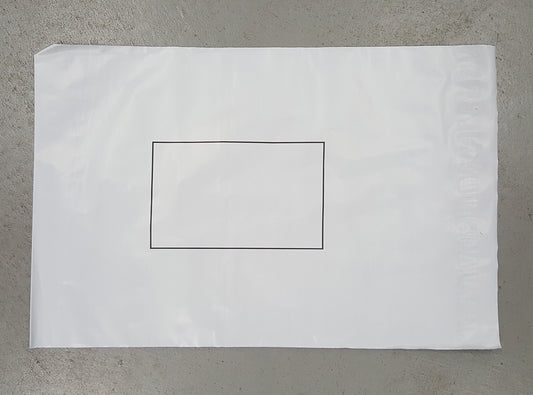 Plastic Courier Bags - White - 350x480mm - 500 per box
