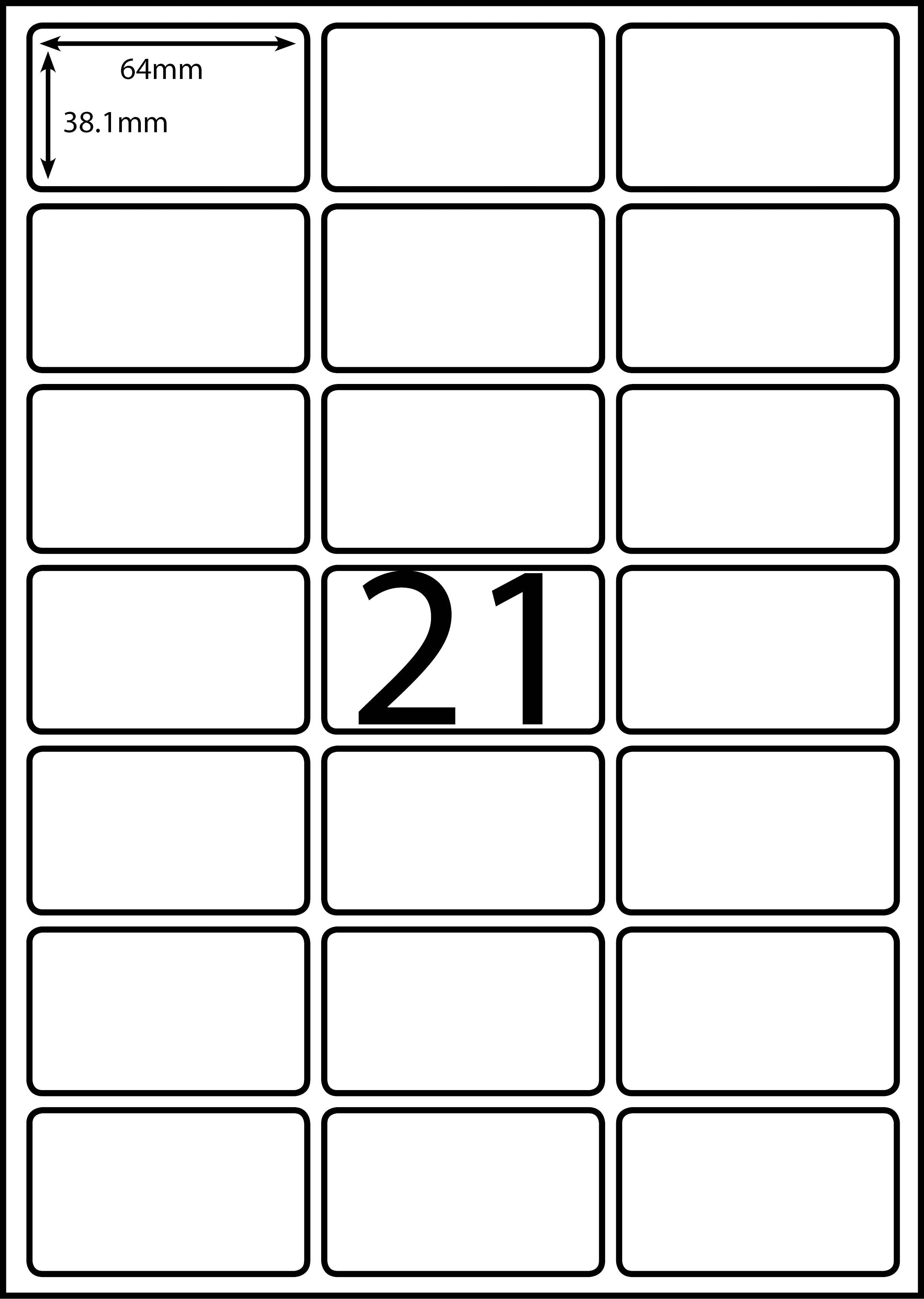 Image 2 for L7160 Label Template